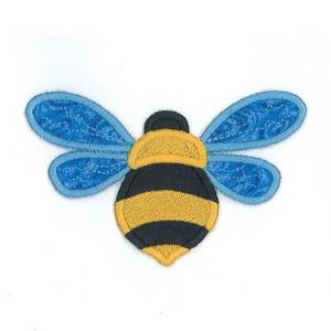 Picture of Bee 3D Planter Machine Embroidery Design