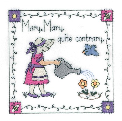 Mary Mary Quilt Square Machine Embroidery Design