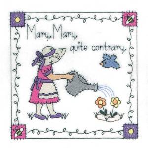 Picture of Mary Mary Quilt Square Machine Embroidery Design