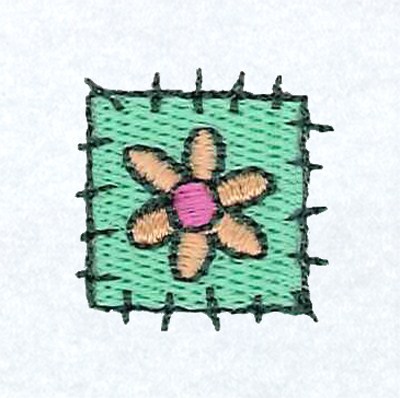 Mary Flower Patch Machine Embroidery Design