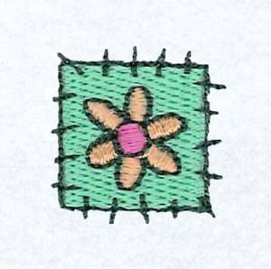 Picture of Mary Flower Patch Machine Embroidery Design