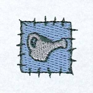 Picture of Watering Can Patch Machine Embroidery Design