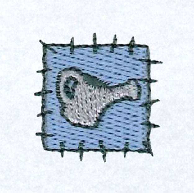 Picture of Watering Can Patch Machine Embroidery Design