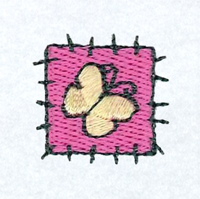 Mary Butterfly Patch Machine Embroidery Design