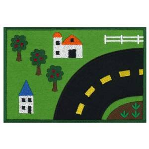 Picture of Car Placemat Panel 9 Machine Embroidery Design
