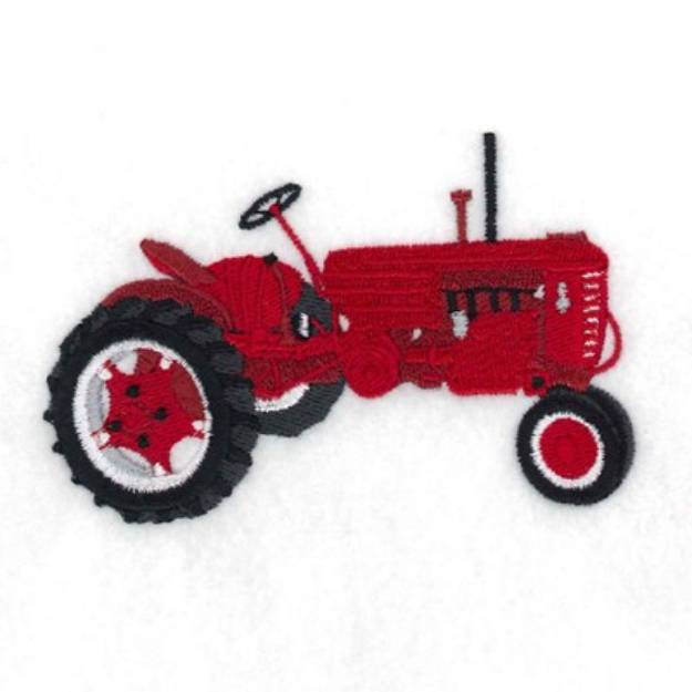 Picture of Antique Tractor Machine Embroidery Design
