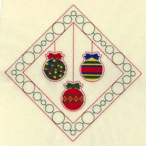 Picture of Ornaments Diamond Machine Embroidery Design