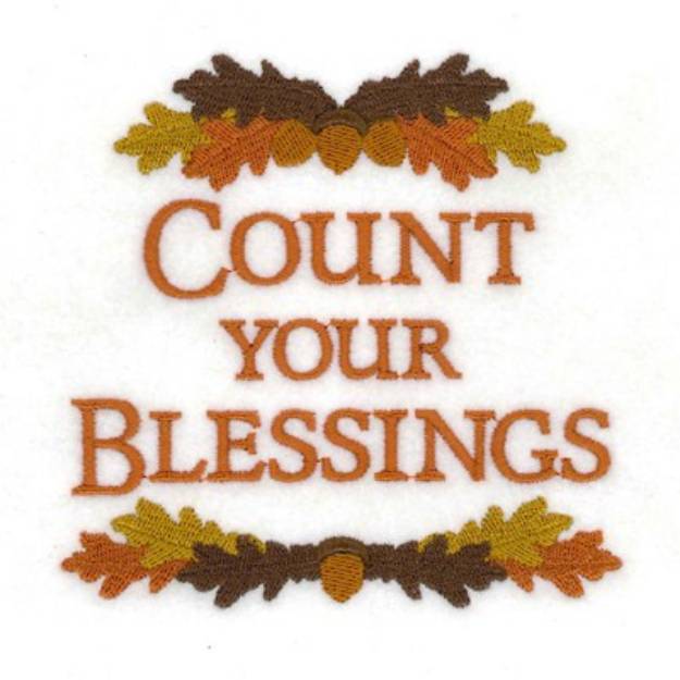 Picture of Count Your Blessings Machine Embroidery Design