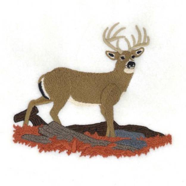 Picture of Deer Buck Machine Embroidery Design