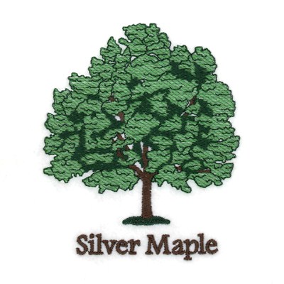 Silver Maple Machine Embroidery Design