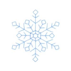 Picture of RW Snowflake Machine Embroidery Design