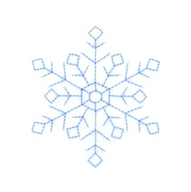 Picture of RW Snowflake Machine Embroidery Design