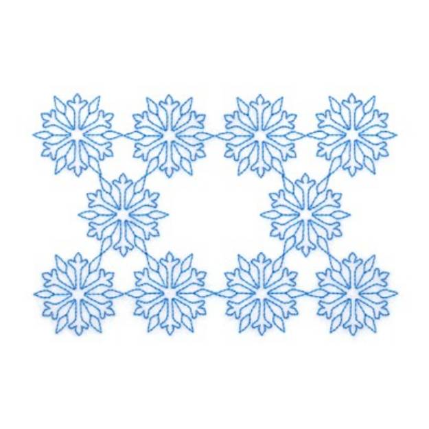 Picture of RW Snowflakes Machine Embroidery Design