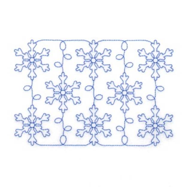 Picture of RW Snowflake Pattern Machine Embroidery Design
