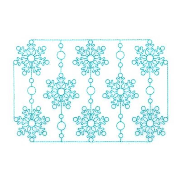 Picture of Snowflake RW Block Machine Embroidery Design