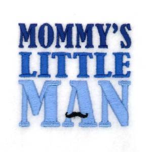 Picture of Mommys Little Man Machine Embroidery Design
