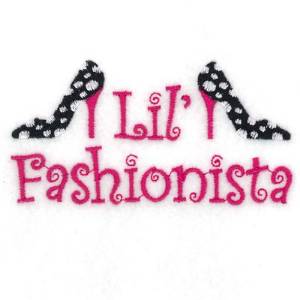 Picture of Lil Fashionista Machine Embroidery Design