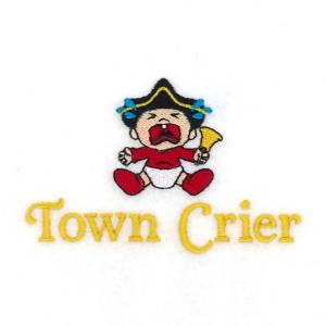 Picture of Town Crier Machine Embroidery Design