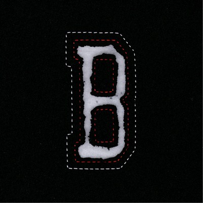 Small Cutout Letter B Machine Embroidery Design