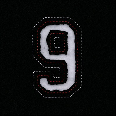Small Cutout Number 8 Machine Embroidery Design
