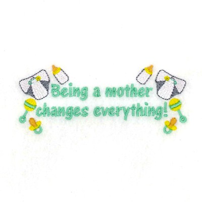 Being a Mother Machine Embroidery Design