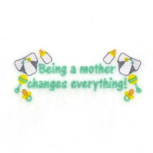 Picture of Being a Mother Machine Embroidery Design