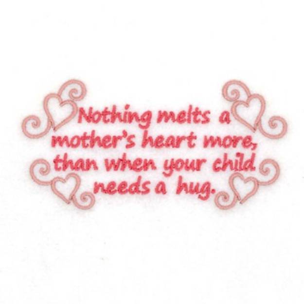 Picture of Mothers Hug Machine Embroidery Design