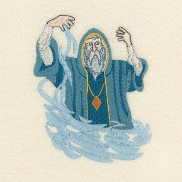Picture of A Wizard Machine Embroidery Design