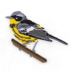 Picture of Magnolia Warbler Machine Embroidery Design