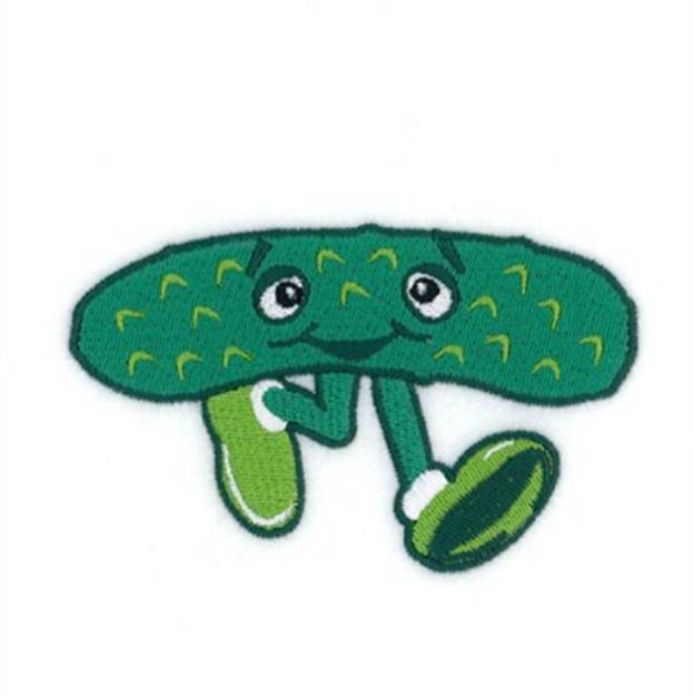 Picture of Humorous Pickle Machine Embroidery Design