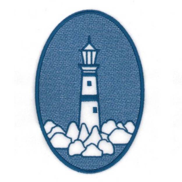 Picture of Lighthouse Machine Embroidery Design