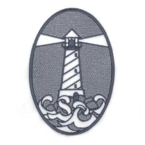 Picture of Lighthouse Oval Machine Embroidery Design