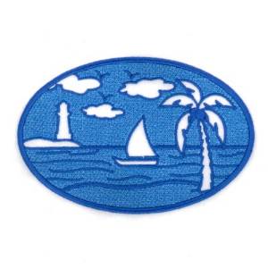Picture of Sailboat Lighthouse Machine Embroidery Design