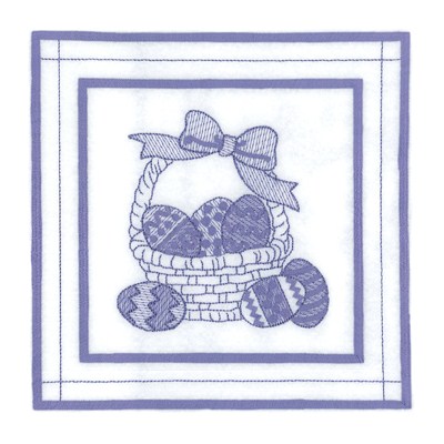 March Quilt Square Machine Embroidery Design