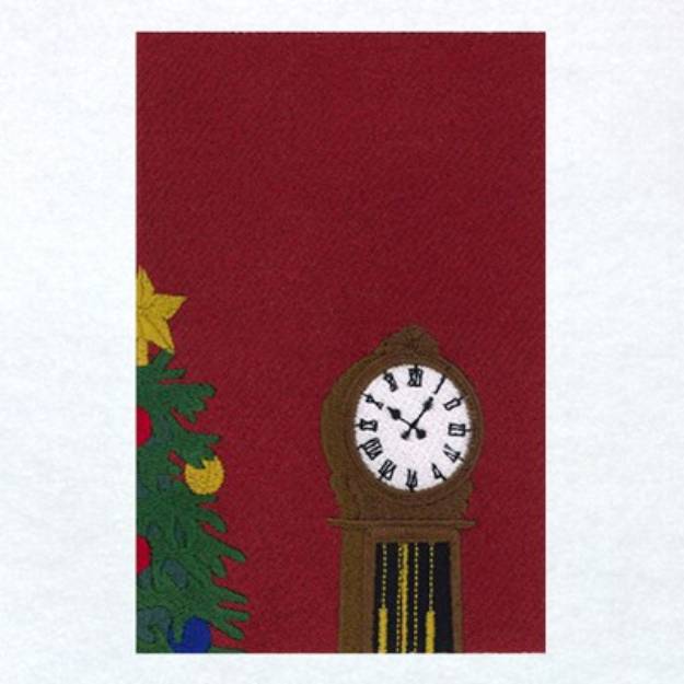 Picture of Christmas Scene Panel 3 Machine Embroidery Design