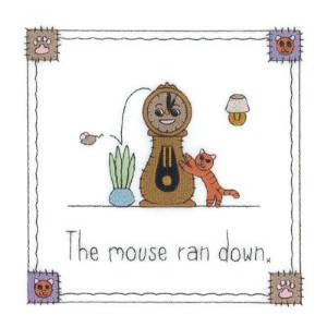 Picture of Mouse Ran Down Machine Embroidery Design