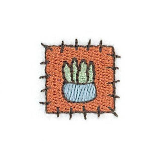 Picture of Plant Patch Machine Embroidery Design