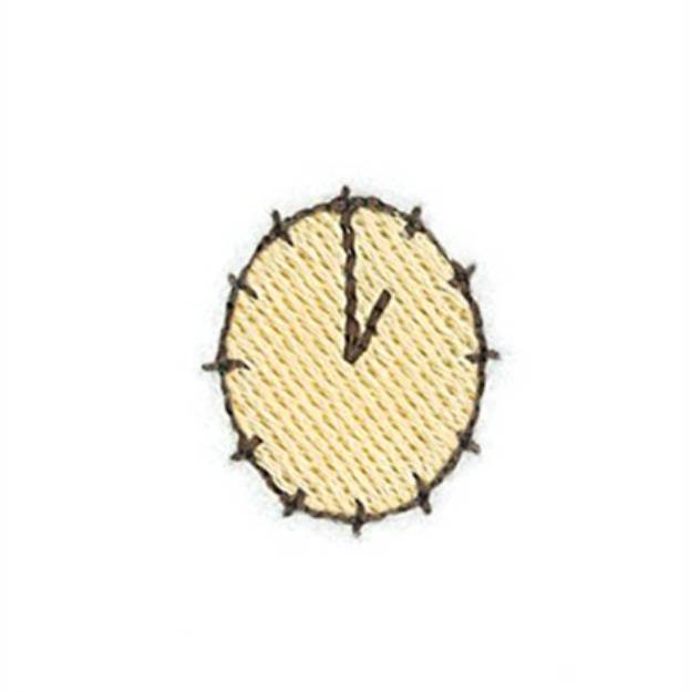 Picture of Stitched Clock Machine Embroidery Design