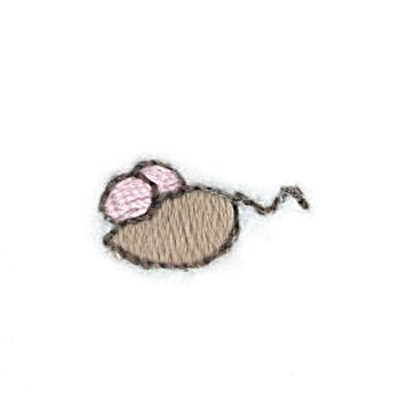 Hickory Mouse Machine Embroidery Design