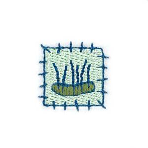 Picture of Weeds Patch Machine Embroidery Design