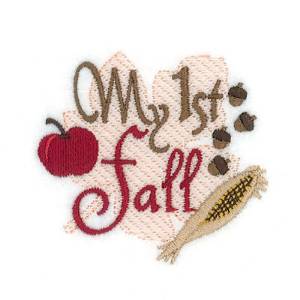 Picture of My 1st Fall Machine Embroidery Design