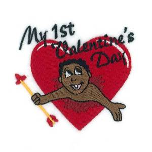 Picture of My 1st Valentines Day Machine Embroidery Design