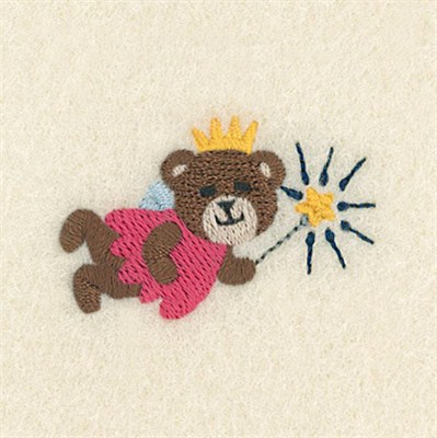 Tooth Fairy Bear Machine Embroidery Design