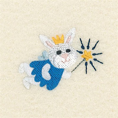 Tooth Fairy Rabbit Machine Embroidery Design
