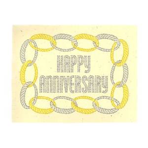 Picture of Happy Anniversary Machine Embroidery Design