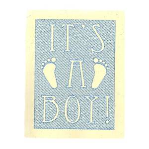 Picture of "its a Boy" Machine Embroidery Design