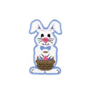 Picture of Easter Bunny Utensil Holder Machine Embroidery Design