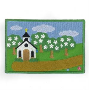 Picture of Easter Placemat Panel Machine Embroidery Design