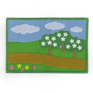 Picture of Easter Placemat Machine Embroidery Design