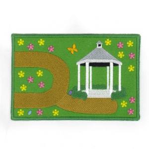 Picture of Gazebo Placemat Machine Embroidery Design
